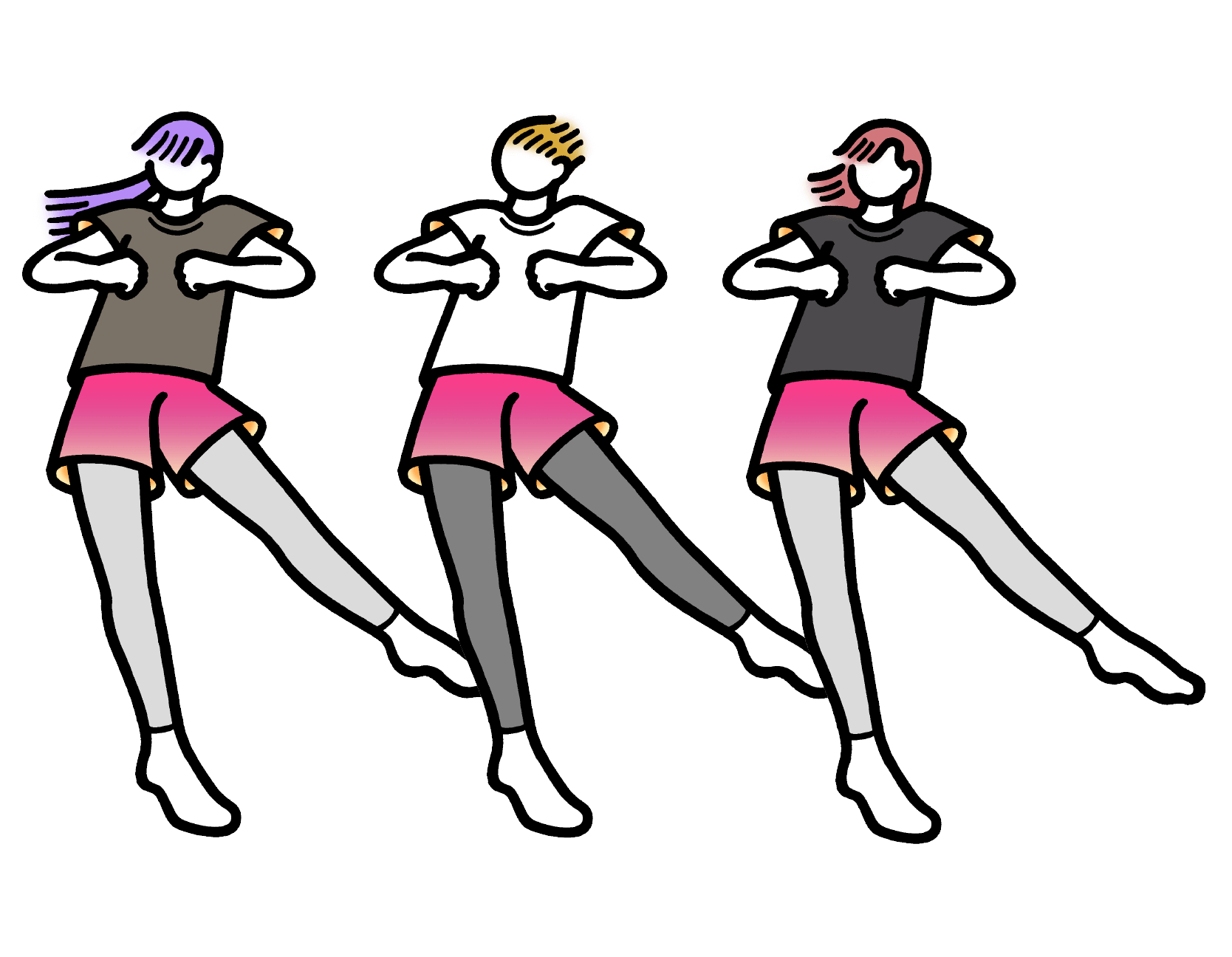 ダンスする画像