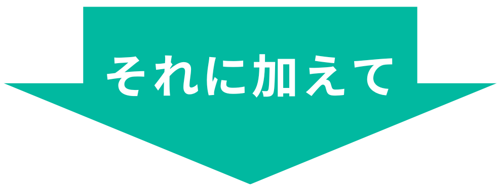 それに加えて