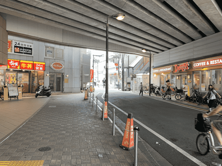 豪徳寺店（セミパーソナル）までの道のり