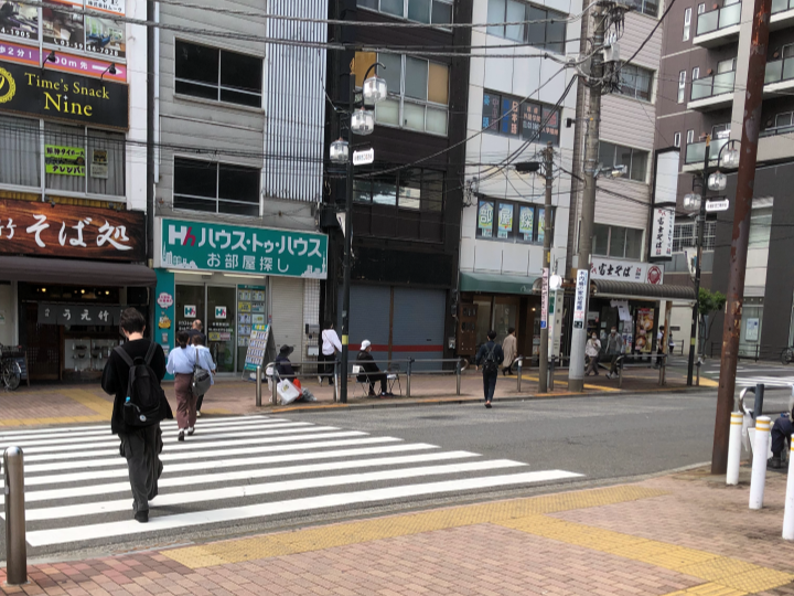 板橋店までの道のり