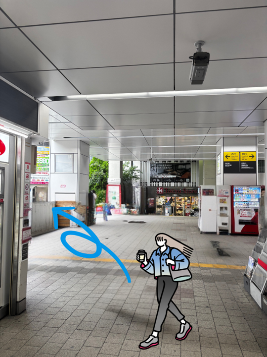 学芸大学店までの道のり